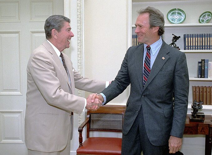 Ronald Reagan i Clint Eastwood