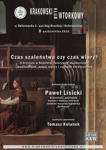 Zaproszenie na&nbsp;spotkanie z&nbsp;Pawłem Lisickim