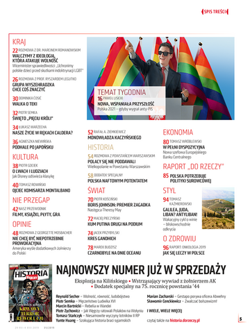 Spis treści tygodnik "Do&nbsp;Rzeczy" nr 31
