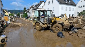 Miniatura: Niemiecki dziennik: Powódź w Polsce chroni...