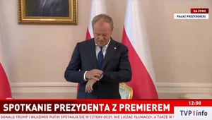 Miniatura: Spotkanie Nawrockiego z Tuskiem. Premiera...