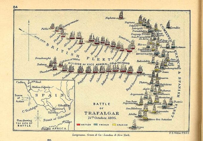 Plan bitwy pod Trafalgarem