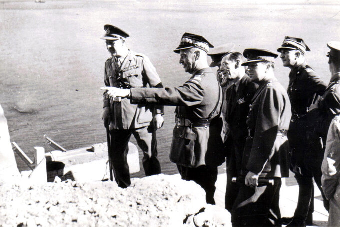 Władysław Sikorski na jednym z ostatnich zdjęć, Gibraltar, 4 lipca 1943 r.