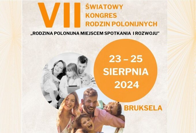 Plakat VII Światowego Kongresu Rodzin Polonijnych