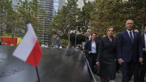 Miniatura: Para prezydencka w Nowym Jorku. Nawroccy...