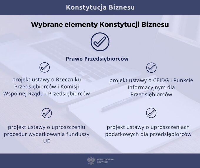 Wybrane elementy Konstytucji Biznesu