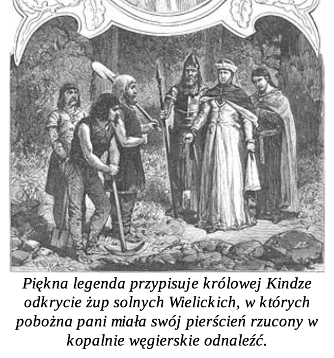 Święta Kinga. Rys. Ksawery Pillati