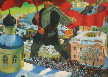 "Bolszewik", mal. Boris Kustodijew