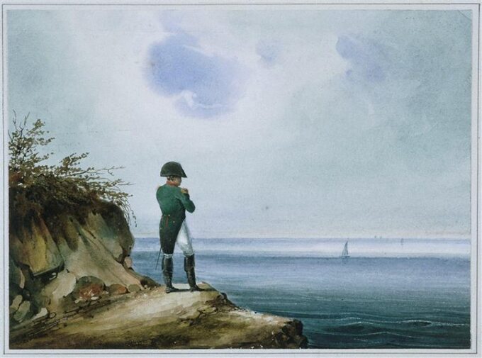Napoleon na św. Helenie. Malował: František Xaver Sandmann