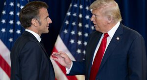 Miniatura: "Wszystkiemu zaprzeczam". Macron o...