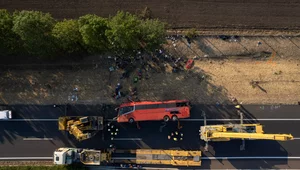 Miniatura: Tragiczny wypadek polskiego autokaru....