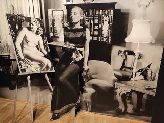 Tamara Łempicka w atelier