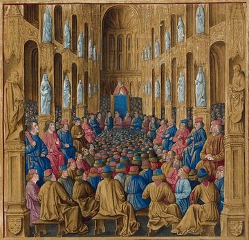 Papież Urban II&nbsp;przemawia na&nbsp;synodzie w&nbsp;Clermont