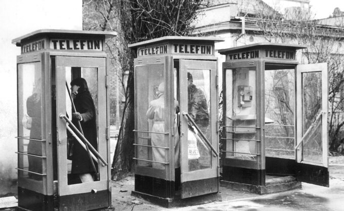 Budki telefoniczne, lata 80.