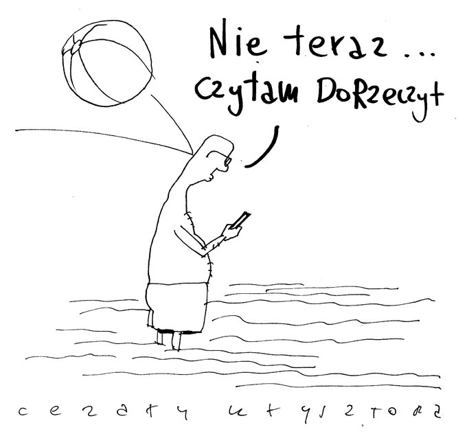 "Nie teraz... czytam DoRzeczy+". Czytanie jest do rzeczy!