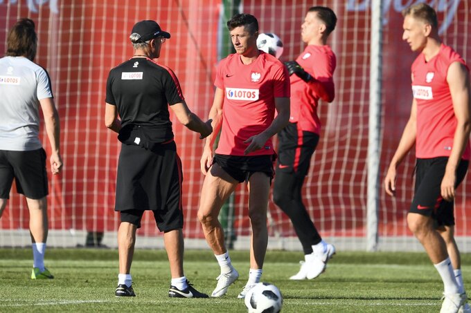 Adam Nawałka i Robert Lewandowski