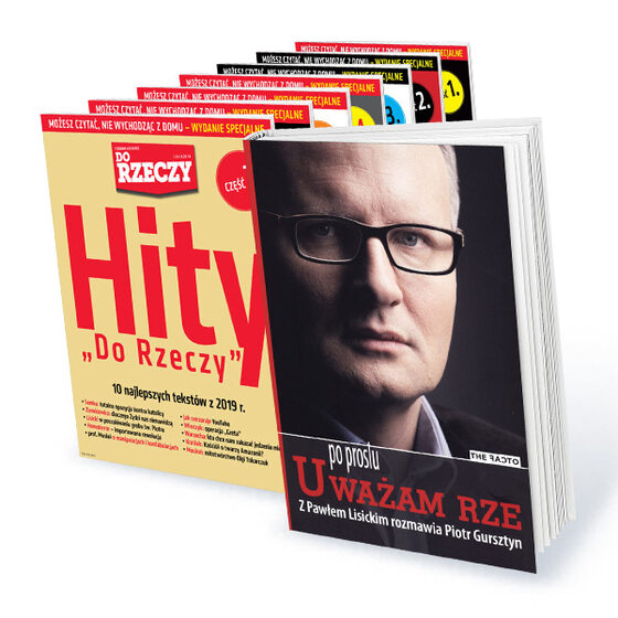 Roczna subskrypcja tygodnika Do Rzeczy Piotr Gursztyn, Paweł Lisicki: „Po prostu Uważam Rze”, „Hity Do Rzeczy” 2013-2020
