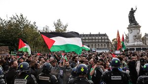 Miniatura: Demonstracje poparcia dla Palestyny. W...