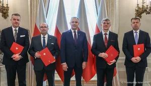 Miniatura: Czterech nowych sędziów Sądu Najwyższego....