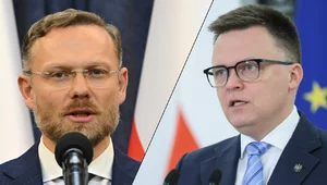 Miniatura: Bogucki przyniósł Hołowni prezent....
