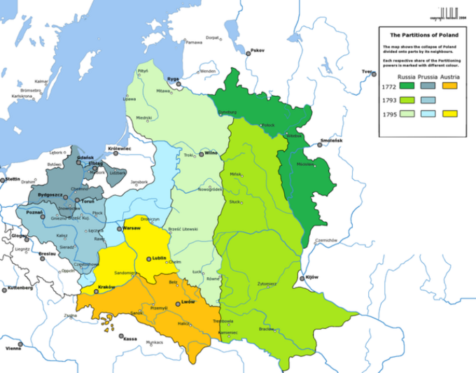 Ziemie polskie po trzech rozbiorach