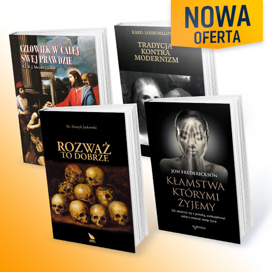 Oferta „Prawda i kłamstwo” – Roczny pakiet subskrypcji: Do Rzeczy + Historia Do Rzeczy z 4 ebookami „Człowiek w całej swej prawdzie”, „Rozważ to dobrze”, „Tradycja kontra modernizm”, „Kłamstwa, którymi żyjemy. Jak zmierzyć się z prawdą, zaakceptować siebie i zmienić swoje życie”.