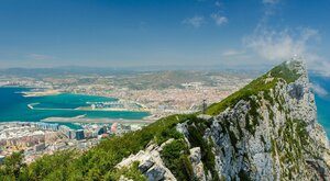Miniatura: Koniec granicy z Hiszpanią. Gibraltar...