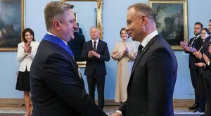 Miniatura: Andrzej Duda odznaczył ambasadora Ukrainy....