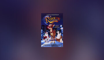 Plakat filmu "Rudolf czerwononosy renifer" (1998)
