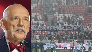 Miniatura: Haniebny baner i ekscesy z polską flagą....