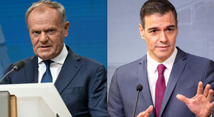 Miniatura: Kłótnia Tuska z premierem Hiszpanii....