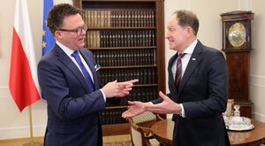 Miniatura: Spotkanie marszałka Sejmu z ambasadorem...