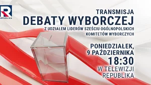 Miniatura: Debata wyborcza 9 października także w...