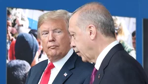 Miniatura: Erdogan: Trump przystąpi do rozmów między...