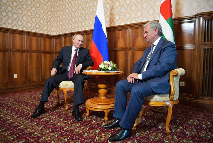 Spotkanie Putina z prezydentem Abchazji