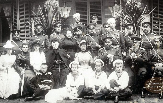 Rodzina carska w 1892 r.