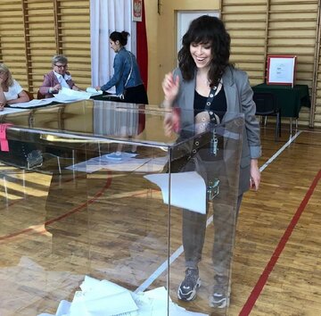 Celebryci na wyborach - Natalia Kukulska 