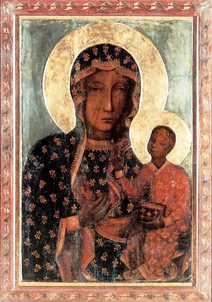 Obraz Matki Bożej Częstochowskiej, oryginał