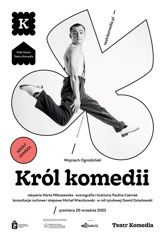 Plakat "Kr&oacute;l komedii"