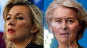 Miniatura: Zacharowa: Von der Leyen okazała się...