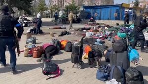 Miniatura: Atak na dworzec w Kramatorsku. Zmarły...