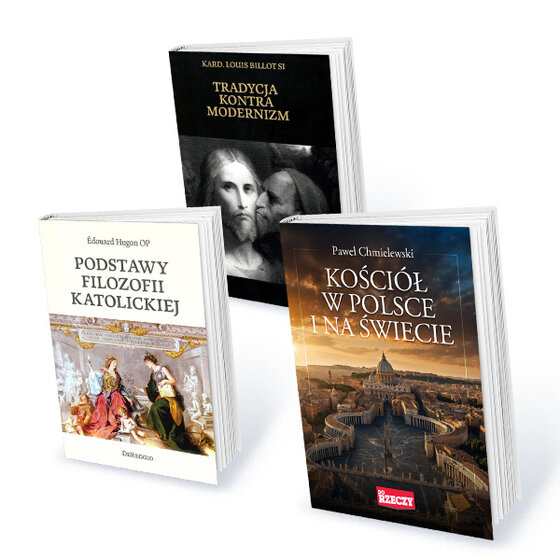 „Kościół. Najnowsza historia, tradycja, filozofia” – Roczny pakiet subskrypcji: Do Rzeczy + Historia Do Rzeczy z 3 ebookami „Kościół w Polsce i na świecie”, „Tradycja kontra modernizm”, „Podstawy filozofii katolickiej”.