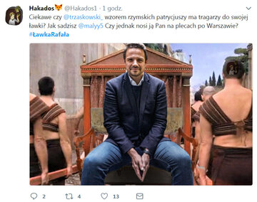 #ŁawkaTrzaskowskiego 