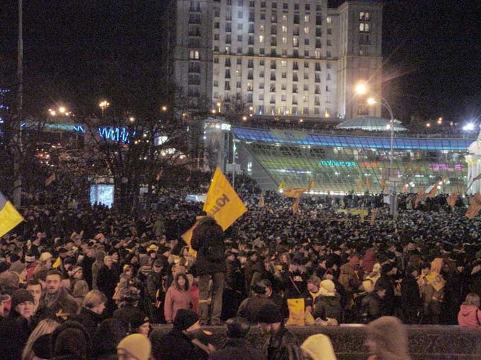 Pomarańczowa rewolucja. Protesty w Kijowie