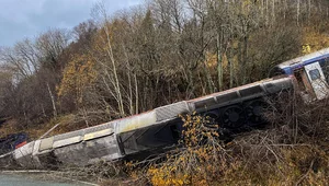 Miniatura: Katastrofa kolejowa w Norwegii. Na pociąg...