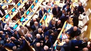 Miniatura: Szokujące sceny w parlamencie Gruzji....