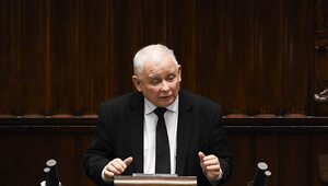 Miniatura: Kaczyński wszedł na mównicę sejmową....