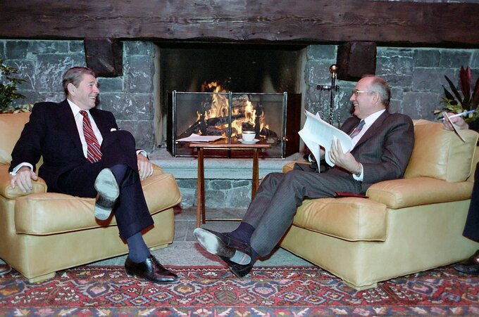 Ronald Reagan i Michaił Gorbaczow, Genewa 1985 rok