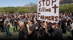 Miniatura: Czarny protest białych farmerów