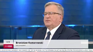 Miniatura: Komorowski zwrócił się do widzów TVP. "Nie...